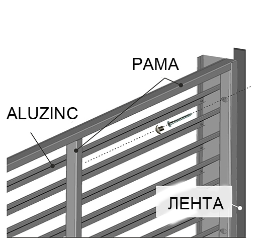 металлические заборы жалюзи